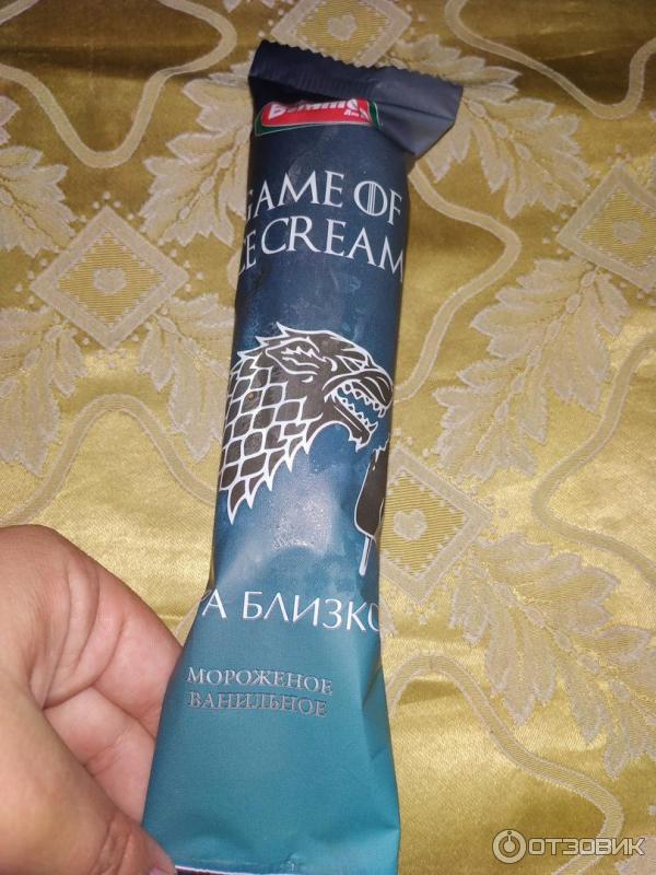 Ванильное мороженое Винтер Game of ice cream фото