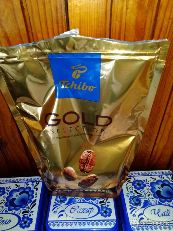 Кофе Tchibo Gold Selection растворимый фото