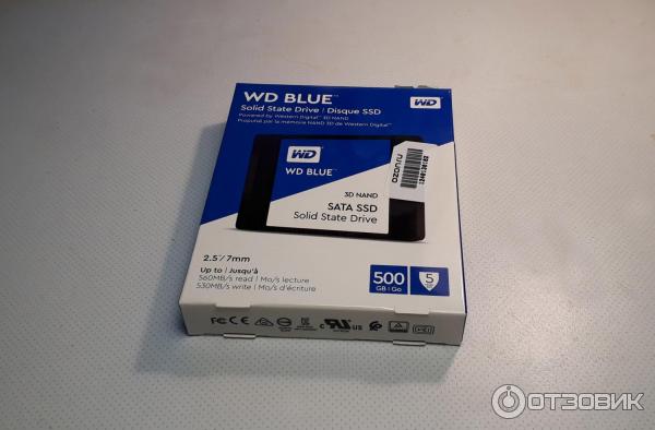 Твердотельный накопитель Western Digital SSD Blue 3D NAND фото