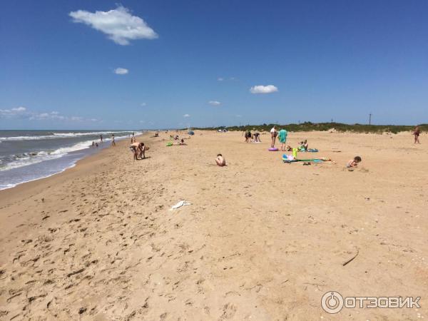 Пляж на Бугазской косе