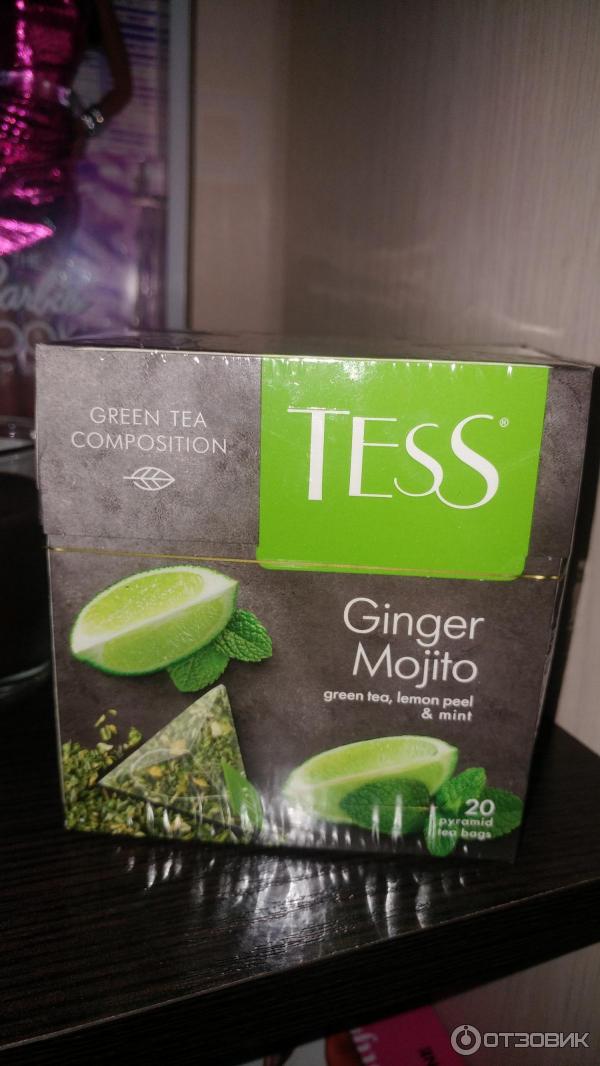 Чай Tess Ginger Mojito в пирамидках фото