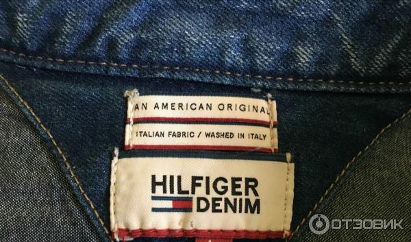 Джинсовая мужская куртка Tommy Hilfiger фото