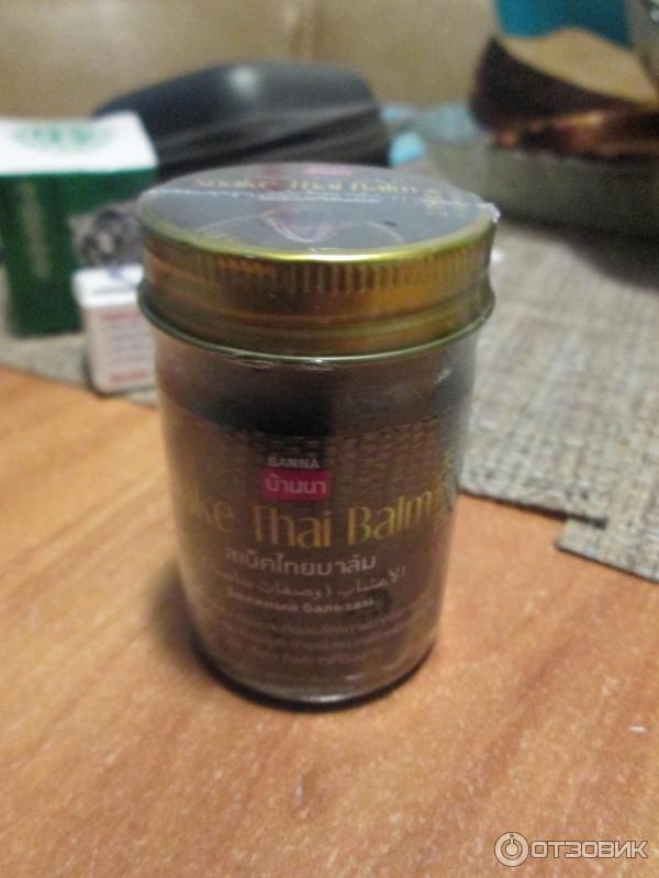 Змеиный таиский бальзам BANNA Snake Thai balm фото