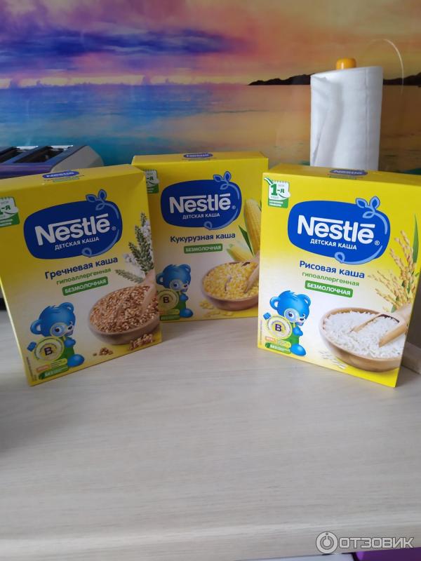 Детские каши Nestle фото