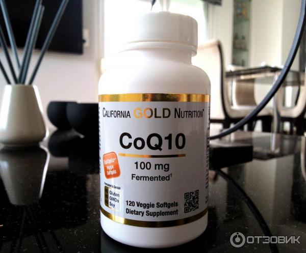 Витамины California Gold Nutrition Коэнзим Q10 фото