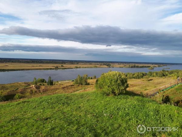 Вид на Оку с горы. Не передать словами, красота!