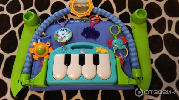 Развивающий коврик Fisher-Price BMH49 Kick & Play Piano Gym Blue фото