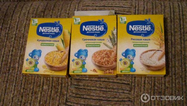 Детские каши Nestle фото