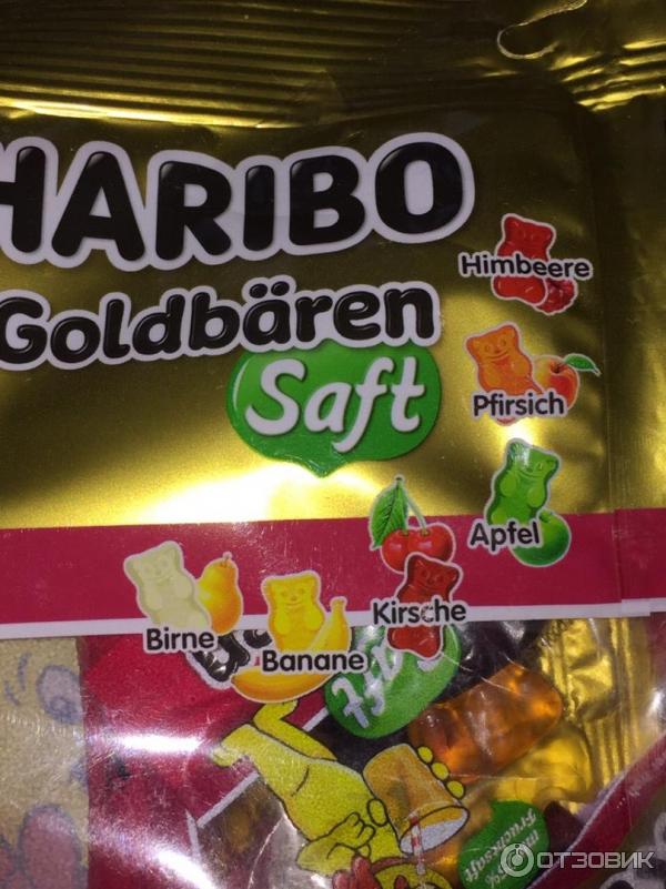 Жевательный мармелад Haribo Золотой мишка фото