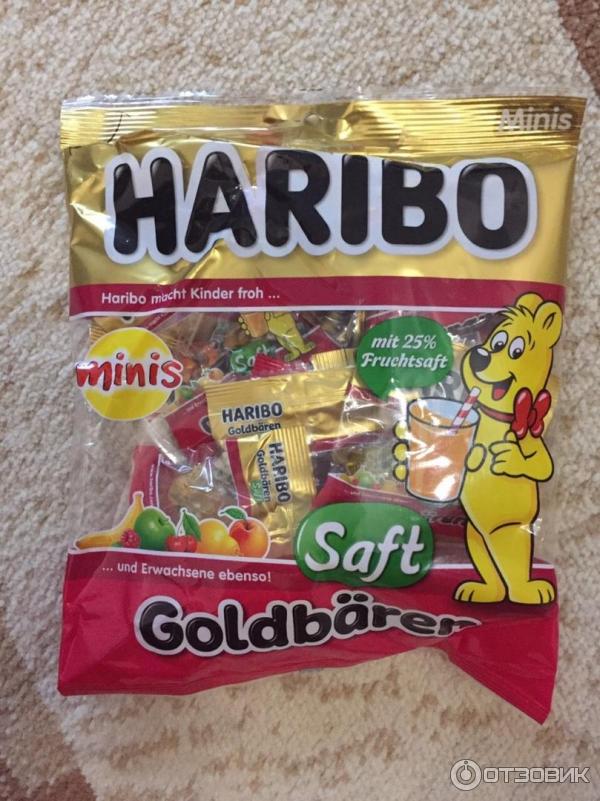 Жевательный мармелад Haribo Золотой мишка фото