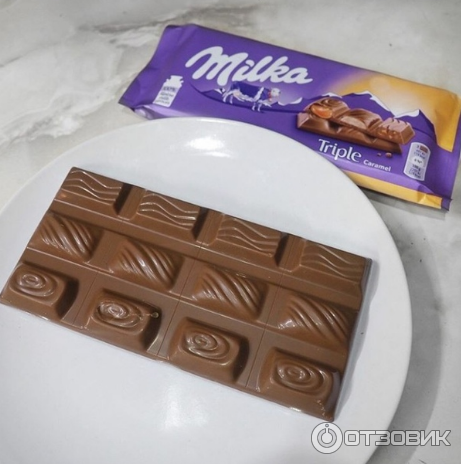 Молочный шоколад Milka Triple фото