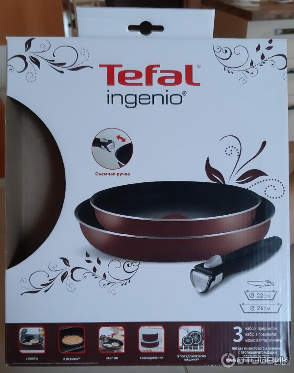 Сковорода Tefal Ingenio Black фото