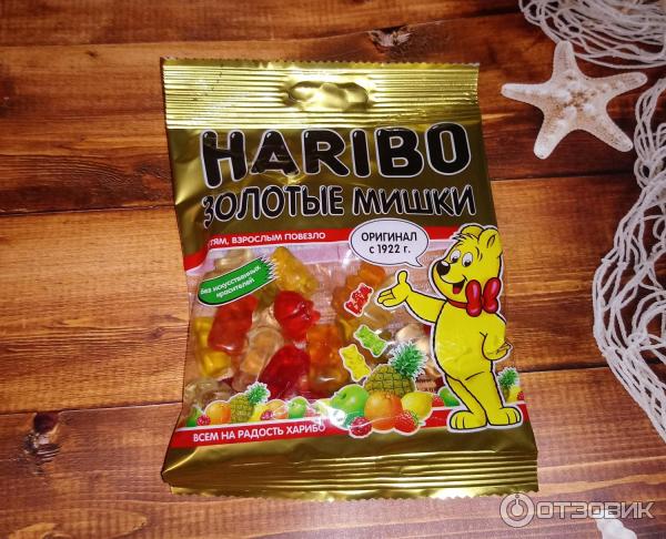 Жевательный мармелад Haribo Золотой мишка фото