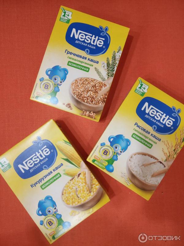 Детские каши Nestle фото