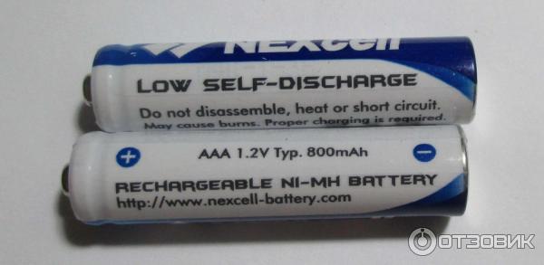 Аккумуляторы NEXcell AAA Ni-Mh Low self-discharge 800mAh