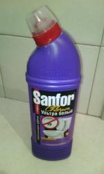 Санитарно-гигиенический гель Sanfor Chlorum для ванн и унитазов фото