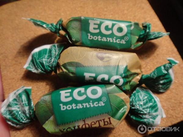 Конфеты с экстрактом зеленого чая Eco Botanika фото