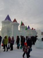 Ледовый городок (Россия, Новосибирск) фото