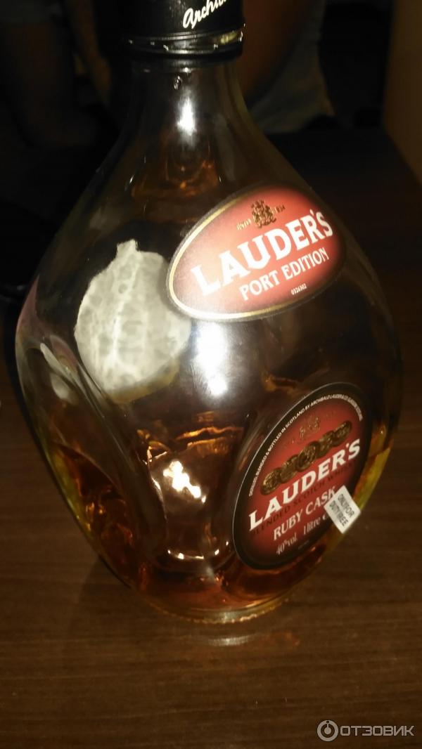 Шотландский виски Lauder's фото