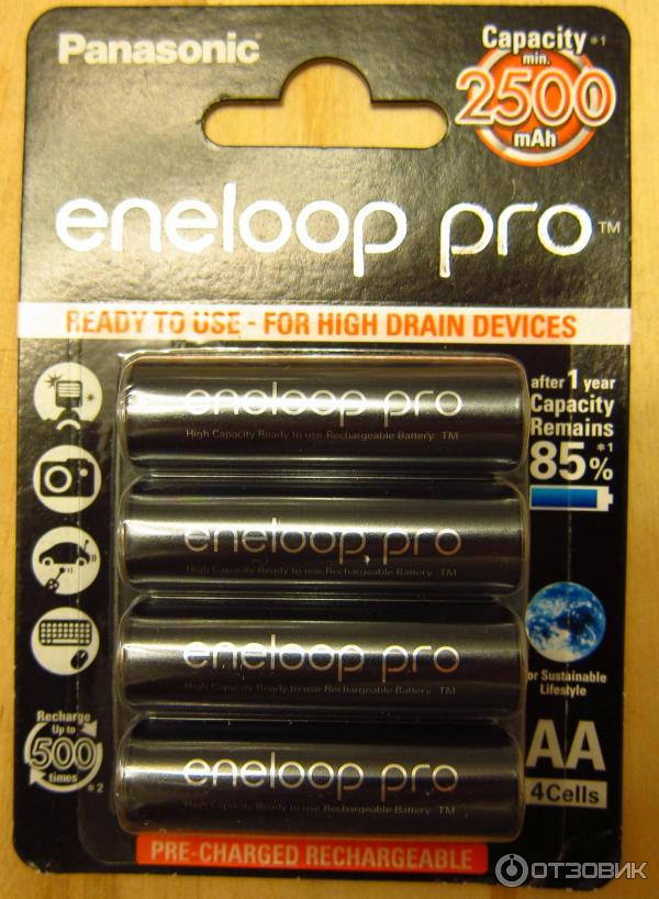 Аккумуляторы Panasonic Eneloop Pro AA 2500 mAh фото