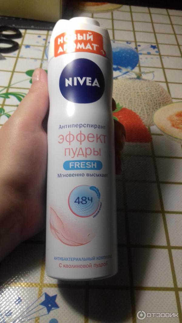 Дезодорант-антиперспирант Nivea Эффект пудры спрей фото