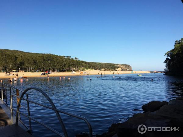 Пляж Wattamolla Beach (Австралия, Сидней) фото