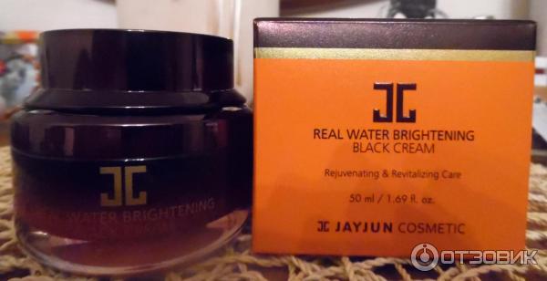 Крем для лица Real Water Brightening Black Cream