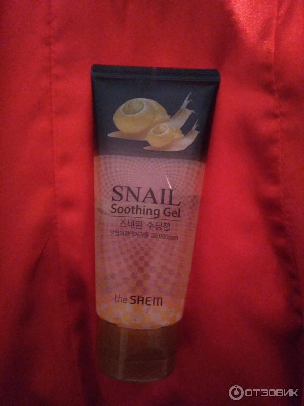 Гель для лица и тела с улиточным экстрактом The Saem Snail Soothing Gel фото