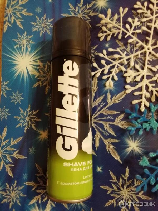 Пена для бритья Gillette Lemon Lime фото