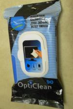 Влажные салфетки для экранов всех типов OptiClean фото