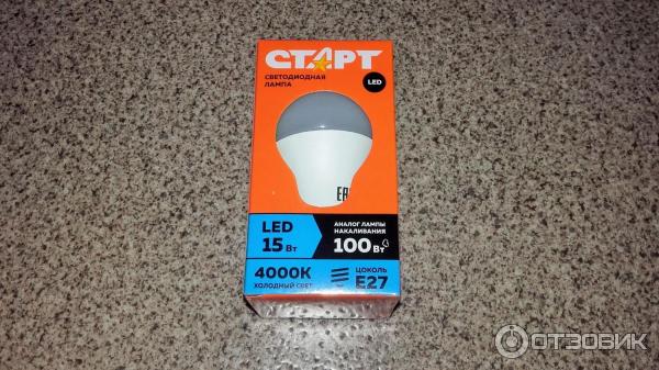 Светодиодная лампа Е27 Старт LEDGLSE27 15W40