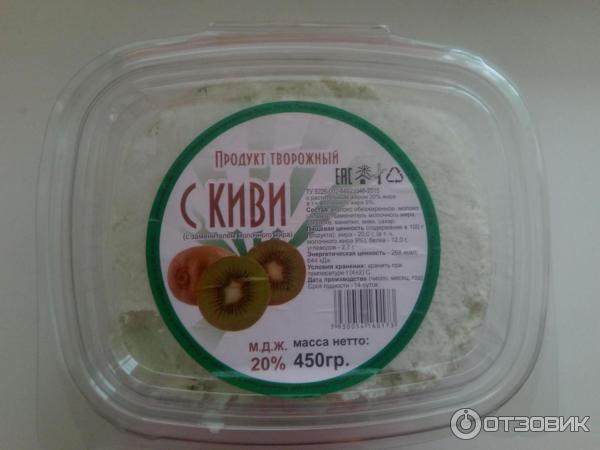 Продукт творожный с киви Ильинская творожная компания фото