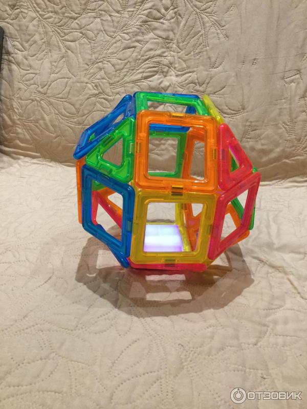 Магнитный конструктор Magformers Neon Led Set фото