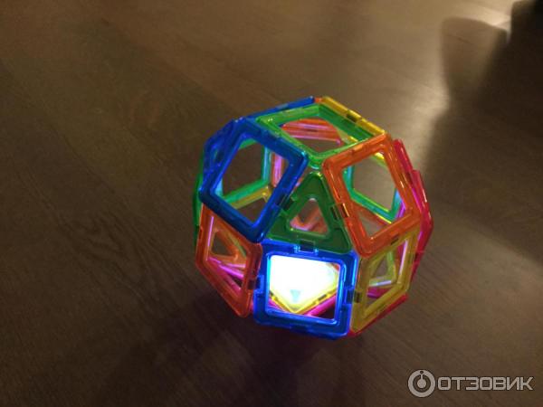 Магнитный конструктор Magformers Neon Led Set фото