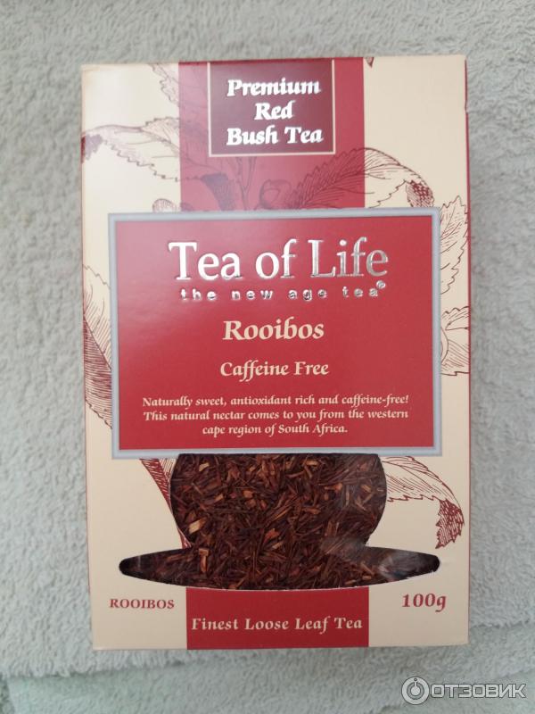 Чайный напиток Ройбуш Rooibos TM TEA OF LIFE Южная Африка ЮАР африканский чай чай из Африки специфический час