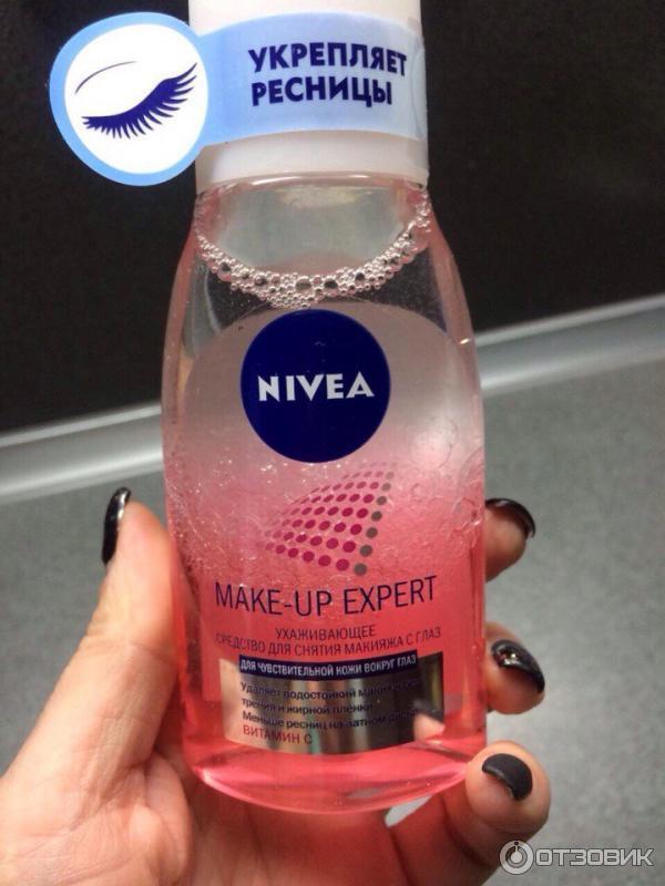 Ухаживающее средство для снятия макияжа с глаз Nivea фото