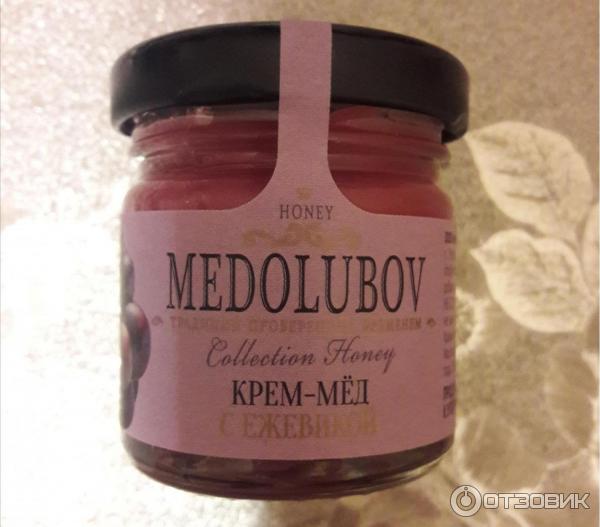 Крем-мед с ежевикой medolubov