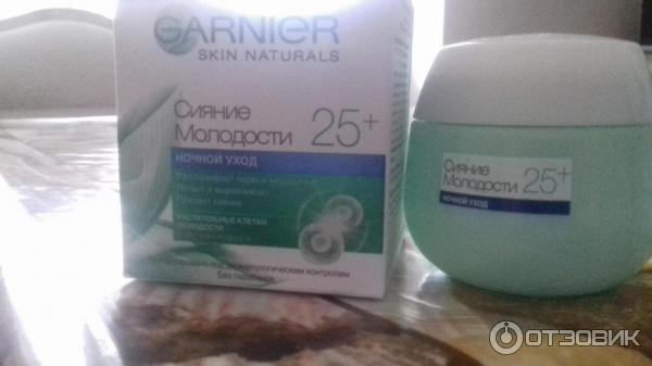 Крем для лица Garnier Сияние молодости 25+ ночной уход фото