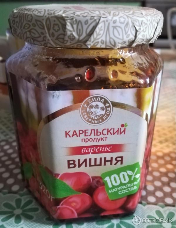 Варенье из вишни Карельский продукт