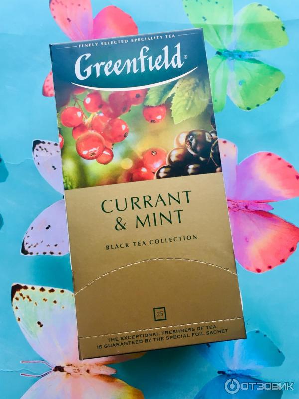 Чай Greenfield Currant & Mint в пакетиках фото