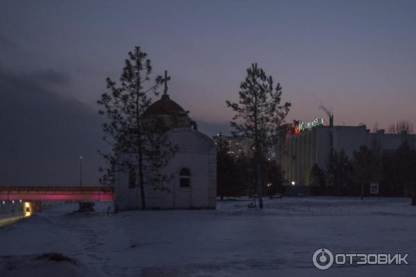 часовня на берегу Волги