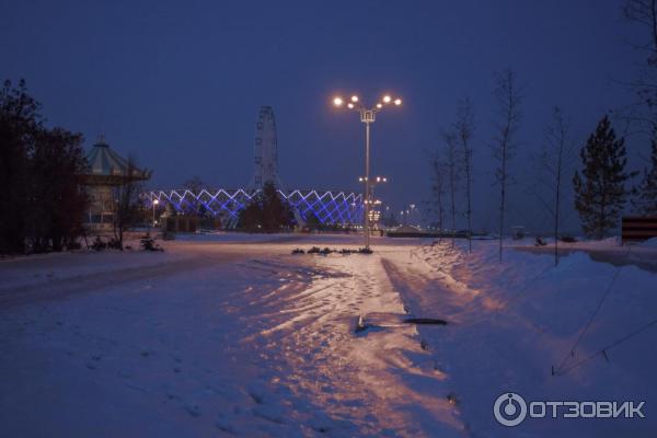 Волгоград. ЦПКиО. Вид на Волгоград-Арену