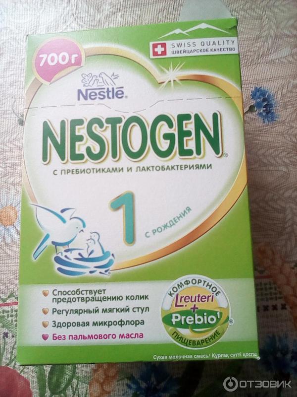 Детская молочная смесь Nestle Nestogen 1 Prebio с пребиотиками 0-6мес фото