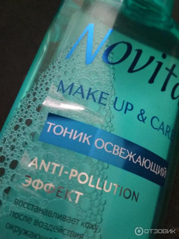 Тоник освежающий Novita Make up &Care фото