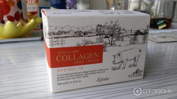 Крем для лица Esfolio Collagen с коллагеном фото