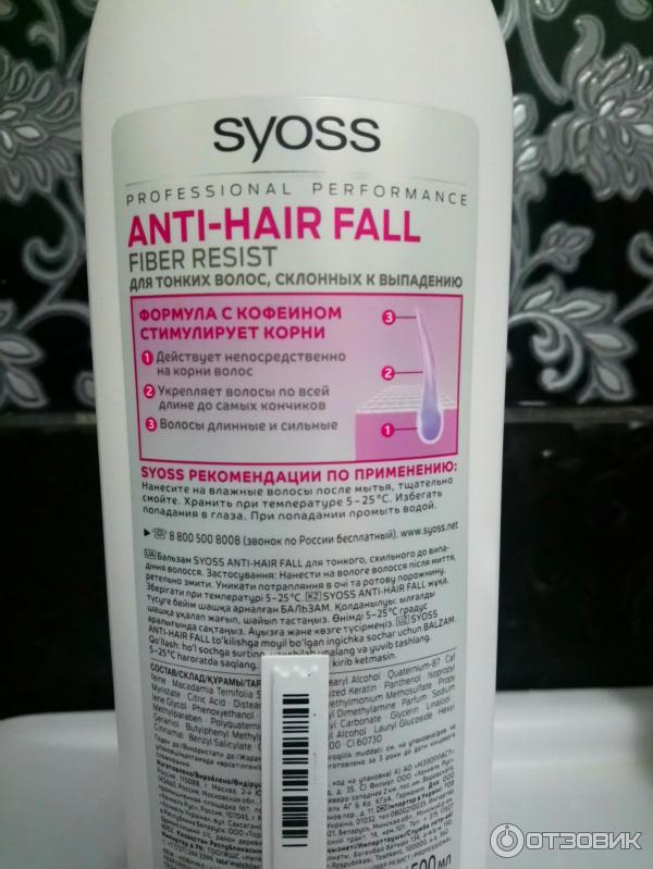 Бальзам Syoss Anti-Hair fall фото