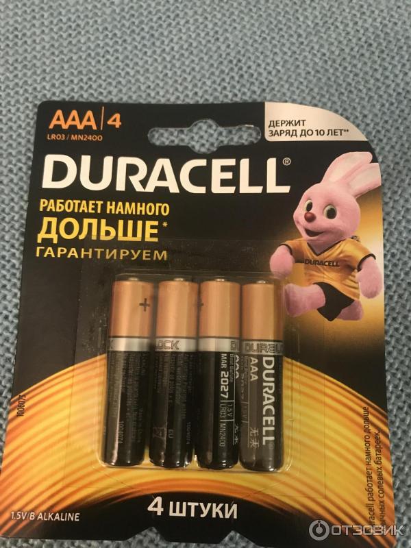 Батарейки Duracell AAA фото