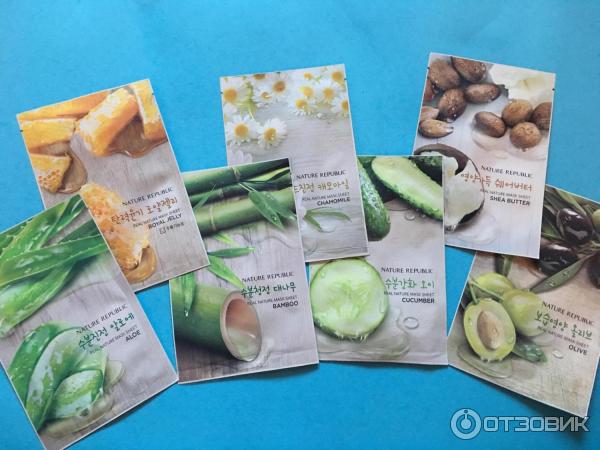 Маска для лица Nature republic Real nature mask sheet aloe фото