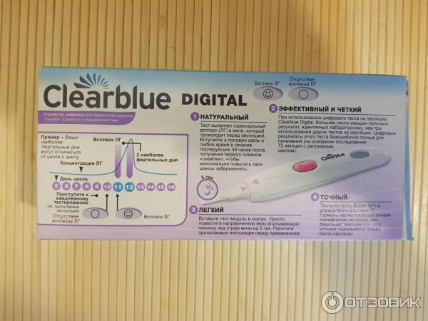 Тест на овуляцию Clearblue фото