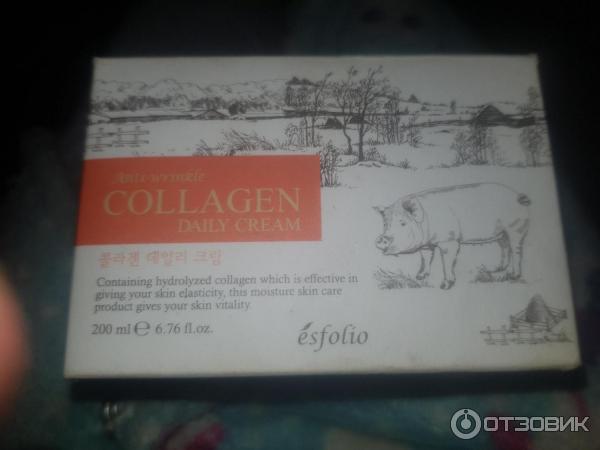 Крем для лица Esfolio Collagen с коллагеном фото